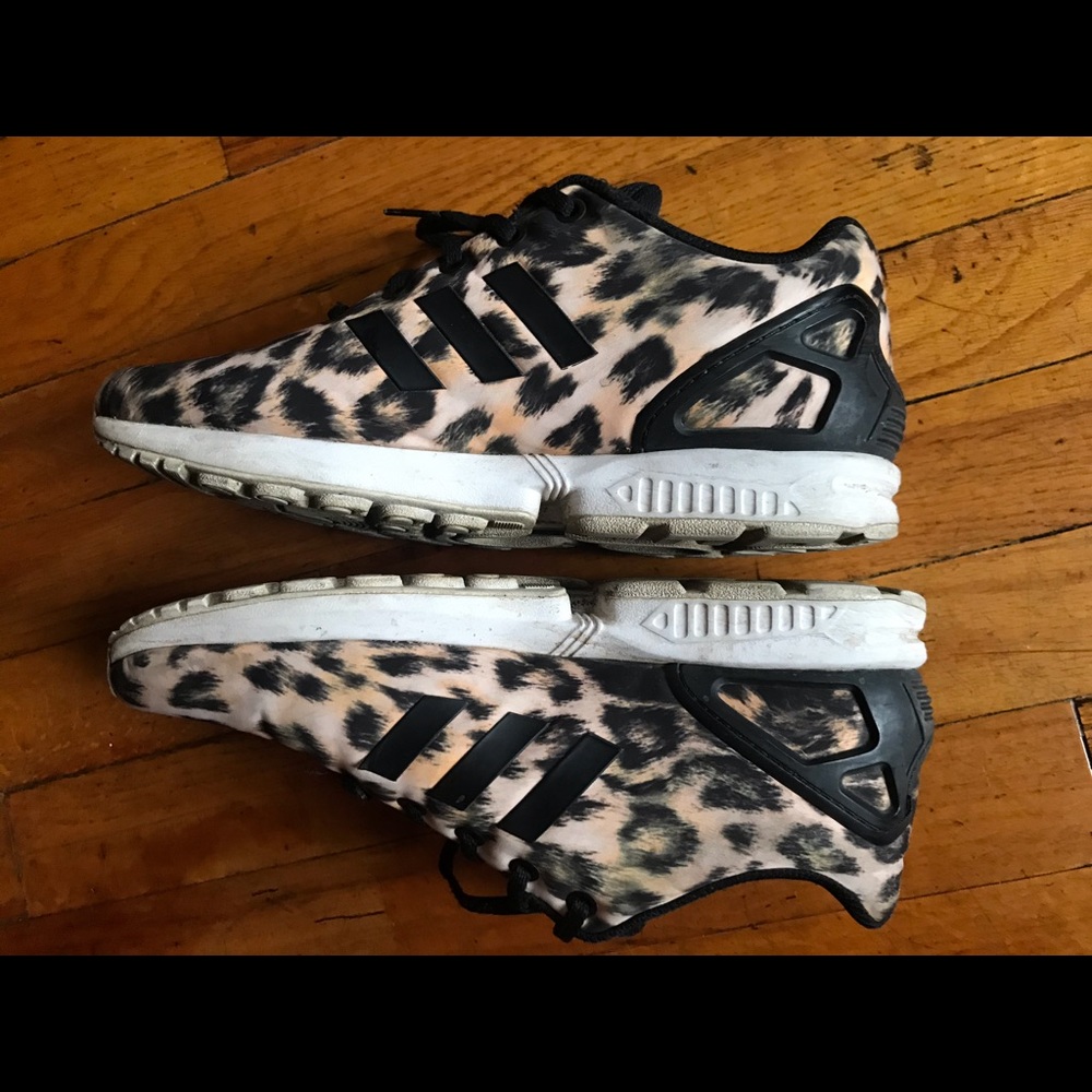Adidas Leopard Print Sneakers! Pre-Loved